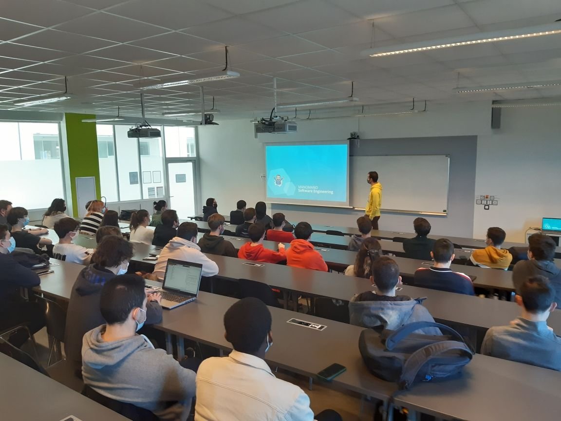 As an #alumni from <a href="/CY__Tech/">CY Tech</a> #school, <a href="/hugoggy/">Hugo LEGRAND</a> #software #engineer in our team, recently shared his return on experience from #student to #pro #life 👨‍💻

We're glad to see this kind of initiative happening, #retrospective talk are great to #inspire others! 💡