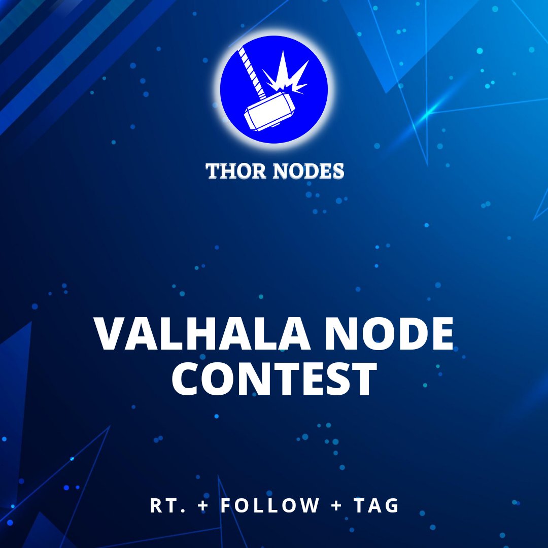 🚨Node alert!🚨

We are excited to announce that we will be giving away 12 nodes! Six apiece to our Twitter and Discord community.

Follow + RT + Tag 3 Friends

Join our discord: discord.gg/HUMVu5QwHX