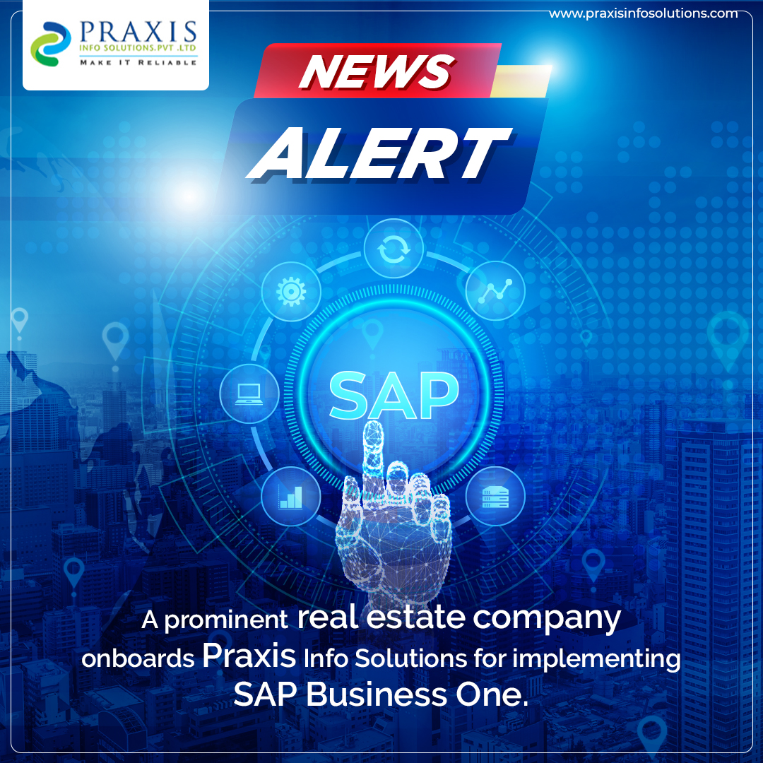 PraxisInfoSolu's tweet photo. A real estate company having projects across multiple sites has selected Praxis Info Solutions to implement SAP Business One. Our experience in this sector and the industry solution we offered were vital.
 Visit - https://t.co/NqeTmhFBx5

#BreakingNews  #SAPSolution #ERPSolution https://t.co/a3BnwELA8r