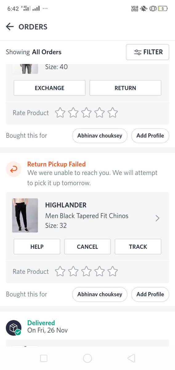 DellMobile11's tweet photo. @myntra  this is 5 time my product pick-up got cancelled because of your mistakes you send me worng product now you are not ready to pick up again nice Myntra you piece of sh*t https://t.co/4cuByrIFTM