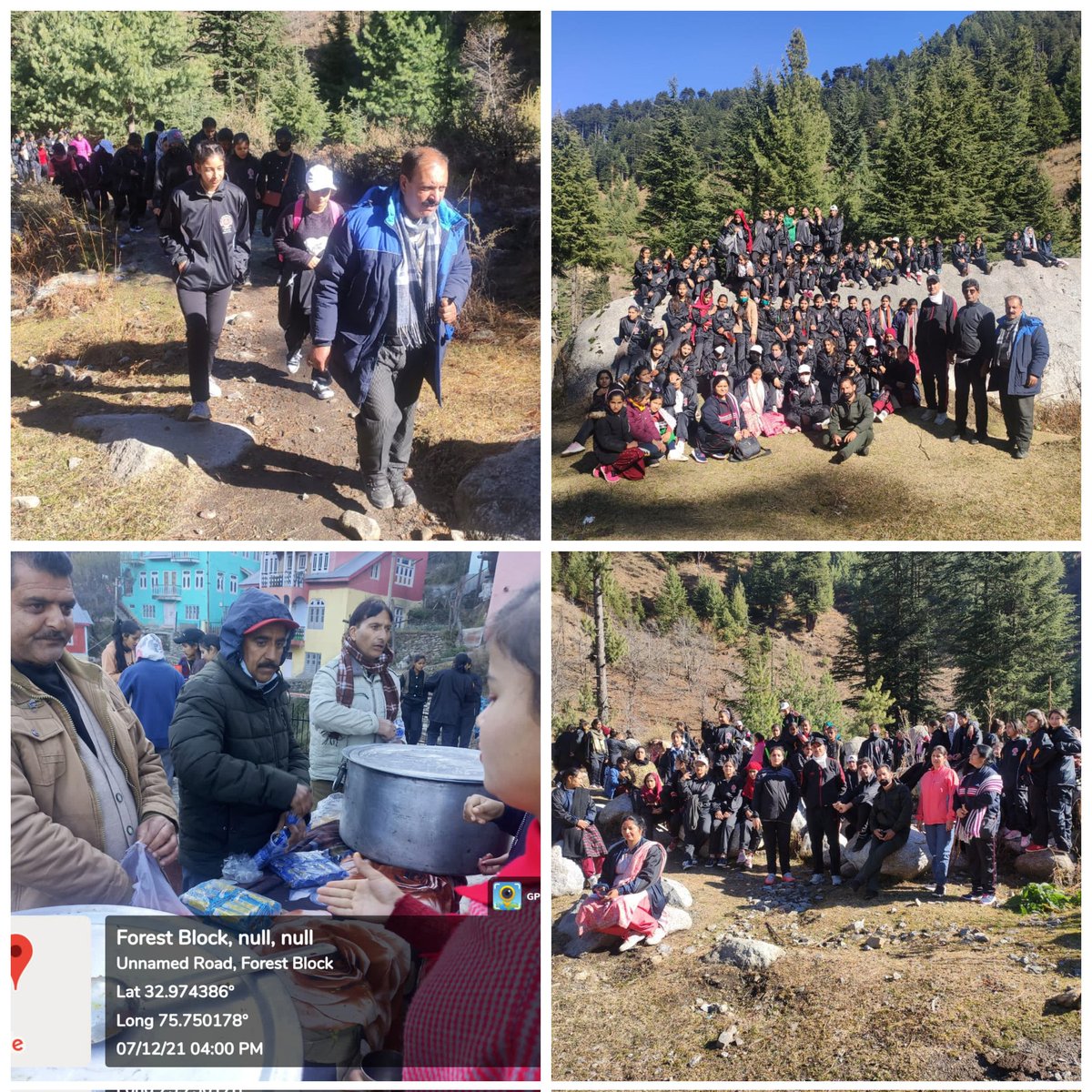yss_doda's tweet photo. 100 Girl's Trekkers Start Day 1st  5km Trekking.
From Base Camp Nalthi to Thanthera via Basti and Back to Camp.
DYSS Doda Organised 10 days Inter Zonal District Level Residential Trekking camp for Girls (AAG).
Under the Guidance of DYSSO Jaffar H. Sheikh @dgyssjk @DistrictDoda https://t.co/rumCuj6P0p