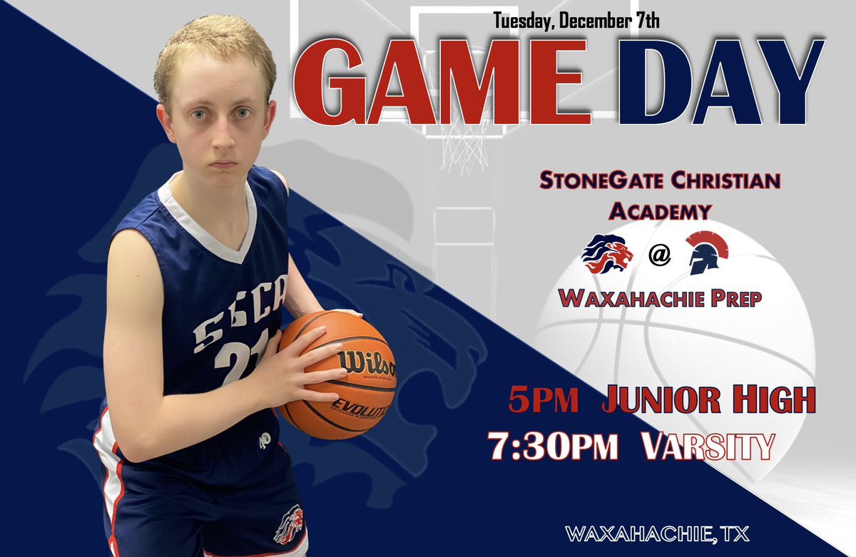 sgcalions's tweet photo. 🙌🏼 𝖦𝖠𝖬𝖤 𝖣𝖠𝖸 🙌🏼

Lions are back on the road this evening as they travel to Waxahachie to face the @WPA_Warriors 🏀

Junior High 5pm
Varsity 7:30pm

Leave a comment &amp; let our boys know you’re cheering ‘em on!! 👏🏼🦁 https://t.co/tfxLPS0xKK