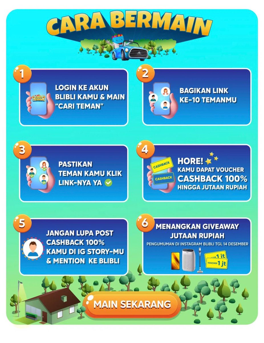 ⚡️Tebak Skor!
Munchen vs Barcelona
Berhadiah total 1 Juta buat 5 pemenang!

Contoh:
Munchen 8-2 Barcelona #BlibliCariTeman1212

Syarat:
- Follow <a href="/bliblidotcom/">Blibli</a>
- RT tweet ini
- Jangan lupa hashtag
- Satu akun 1x jawab, pemenang acak

Klik: blib.li/crtmn, cashback 100%