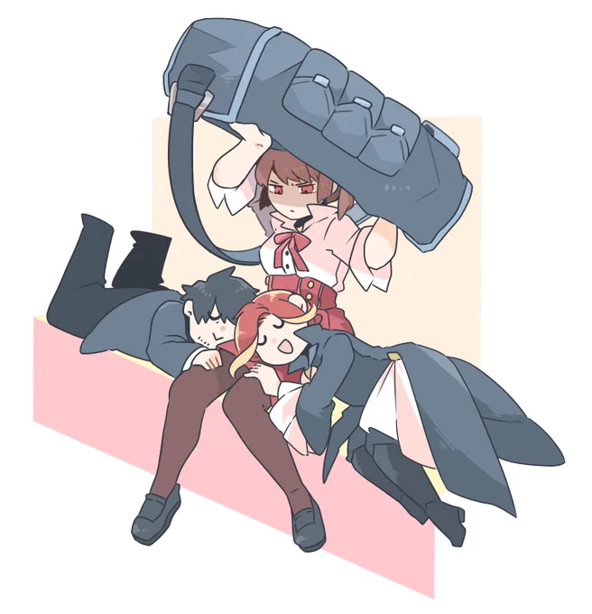 人間も描こう。 