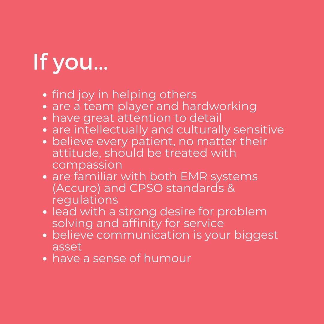 VennMed's tweet photo. Here we grow! We are looking for a Patient Services Coordinator to join our collaborative team. Interested? Apply by sending your cover letter and resume to info@vennmed.com

#VennMed #Jobs #JobsReport #jobsearch #Toronto #JobAlert #healthcarejobs https://t.co/0Ewh3HRucm