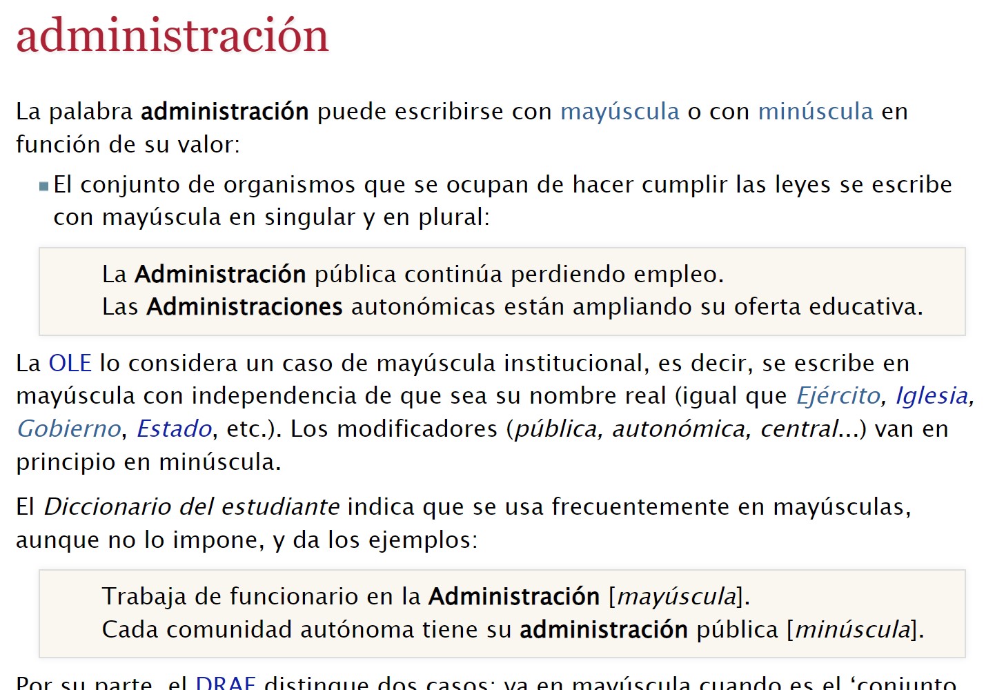 FundéuRAE в Twitter: „La mayúscula y la minúscula en «administración». Este es el artículo destacado esta semana en la #Wikilengua. /qXBtaR7XGJ /A5PcrOkr0T“ / Twitter FundéuRAE в Twitter: „La mayúscula y la minúscula en «administración». Este es el artículo destacado esta semana en la #Wikilengua. /qXBtaR7XGJ /A5PcrOkr0T“ / Twitter