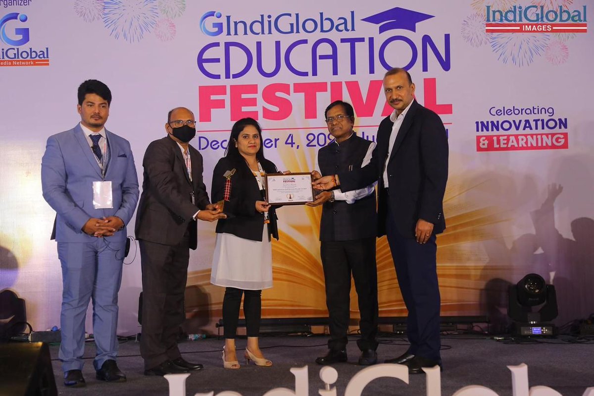 RINT_SS's tweet photo. "RNIT" has been recognized during Educational Festival and has received the Excellence Award for “Outstanding Emerging Artificial Intelligence (AI) driven Edutech Solutions Company” in the presence of delegates Shri Navin Mittal, IAS &amp; Shri Jayesh Ranjan, IAS. https://t.co/Vyi1vnTER8