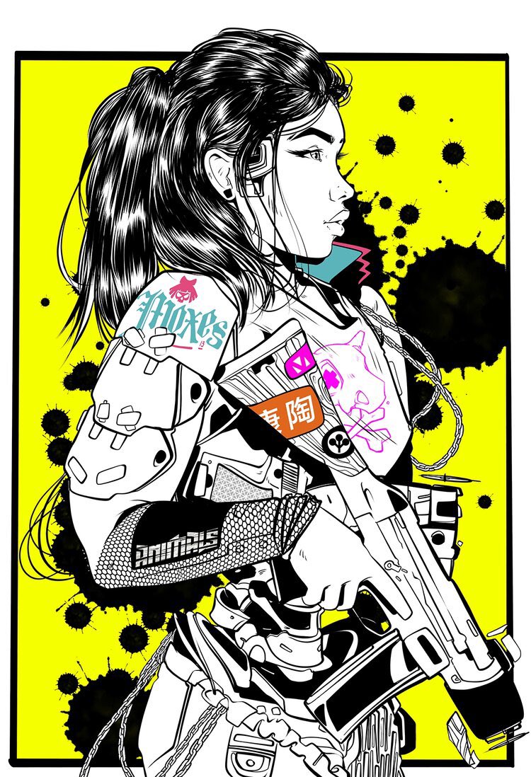 boardinker's tweet photo. What this scene tells you is “The rights of the individual is nothing but the rights of the corporation is everything” -cyberpunk2077 you are a beautiful game https://t.co/o5A6QyZTr3