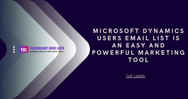 TULists's tweet photo. Microsoft Dynamics Users #EmailList Is an Easy and Powerful Marketing Tool
Get Leads: https://t.co/u6CHru8kId https://t.co/aqprAHJqrH