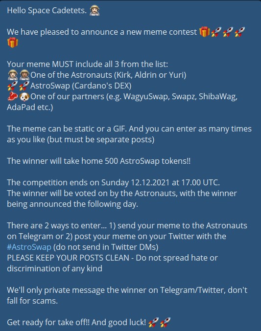 AstroSwap tweet media