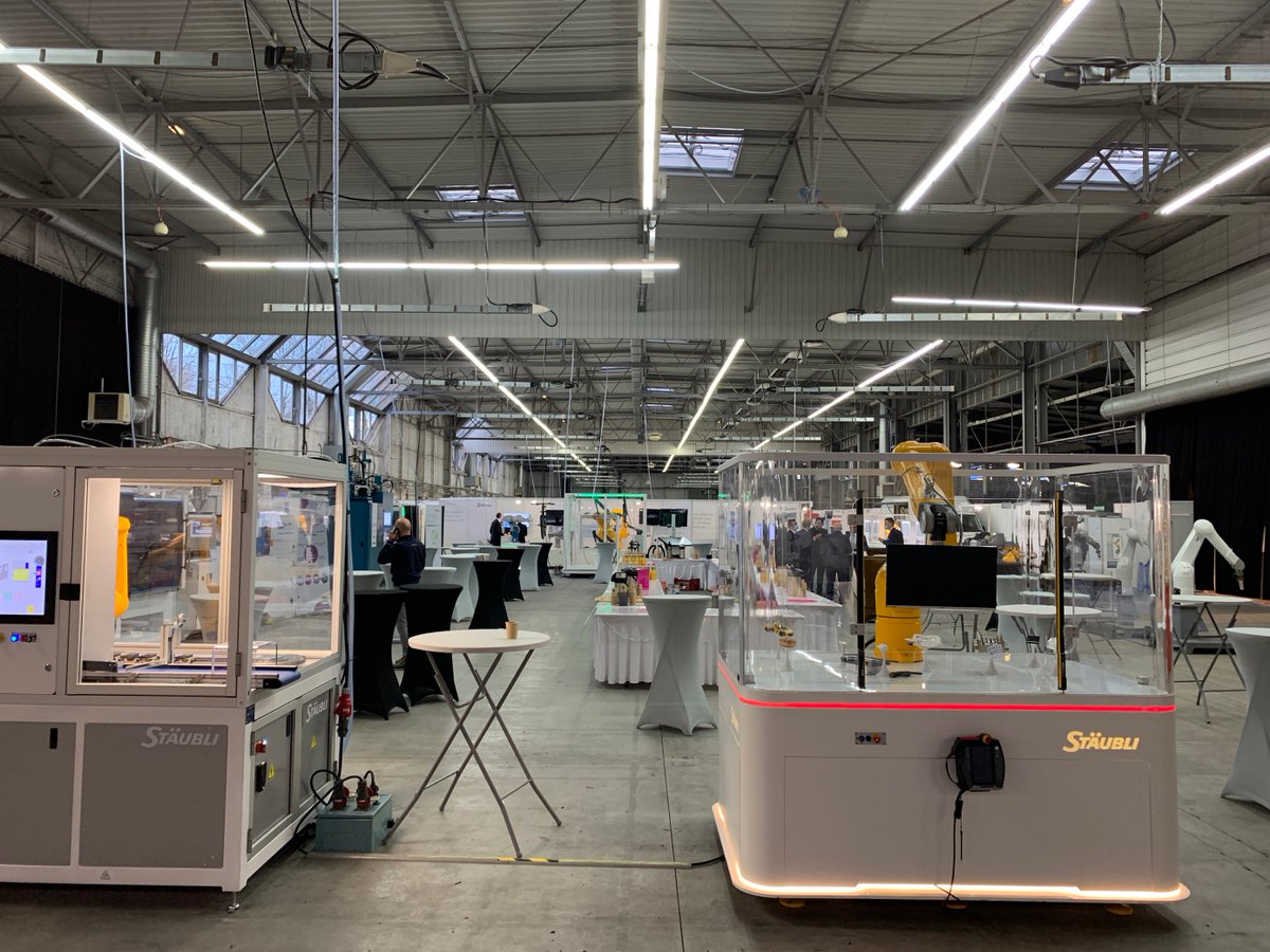 Notre équipe ats solutions est présente aux grand salon de la robotique STÄUBLI jusqu'à Jeudi. 🚀

Retrouvez-nous sur le stand que nous partageons avec le CCN. Nous pourrons échanger ensemble sur nos solutions d'intégration, vos projets d'automatisation et d'industrialisation.😁