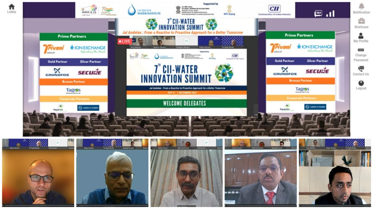 PiramalSarvajal's tweet photo. Mr. Anuj Sharma,CEO, @PiramalSarvajal spoke on 'Jan Andolan-From a Reaction to a Proactive Approach for a Better Tomorrow' at the 7th CII-Water Innovation Summit.Emphasized how #lastmile cadre&enormous #behaviorchangecommunication efforts r crucial in making #HarGharNal a success https://t.co/qAfSyRo3FD