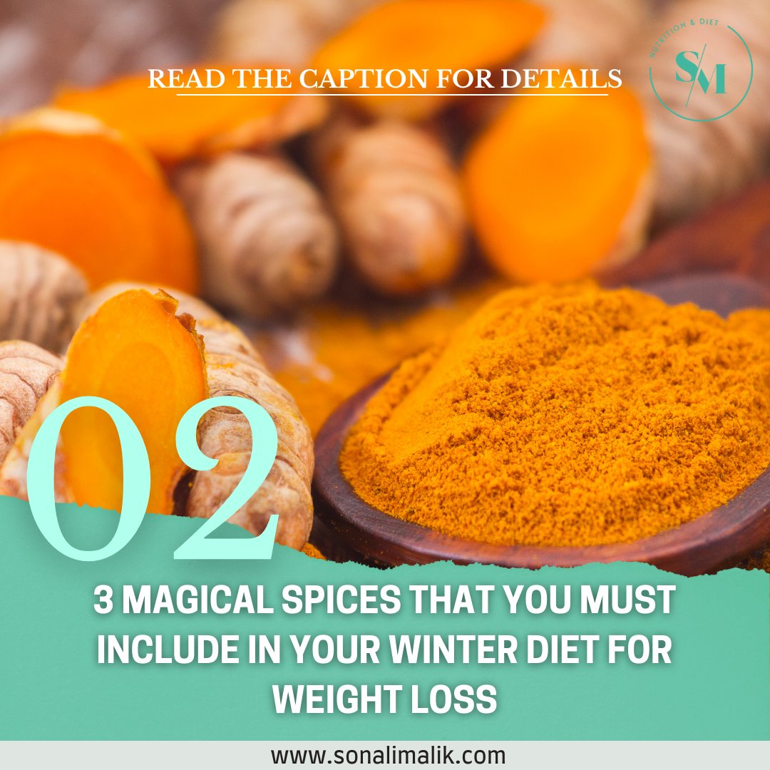 Turmeric
This yellow superfood is good for digestion.
Turmeric is an anti-inflammatory spice that helps reduce inflammation in the body. You can drink healthy turmeric tea as it could help promote weight loss.
For customised diet plans please visit us at sonalimalik.com