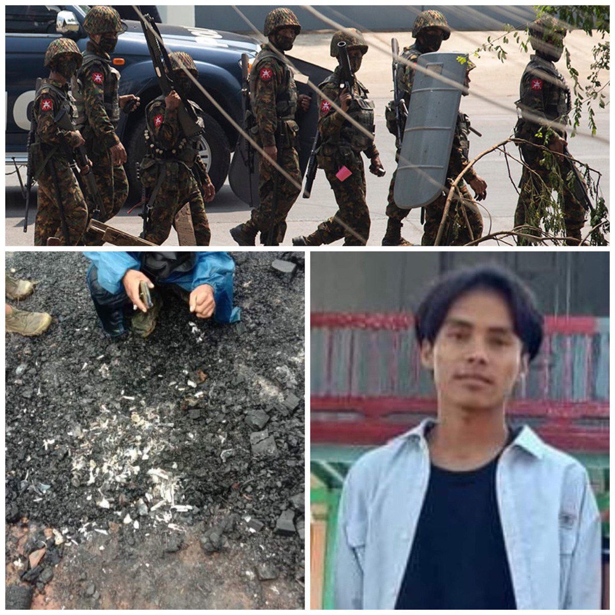 Today has witnessed how the junta's terrorist military is massively killing in a most brutal way of burning its own citizens alive. Myanmar military is no longer the military of the country - it is now a terrorist organization.  #BurnAliveByJunta