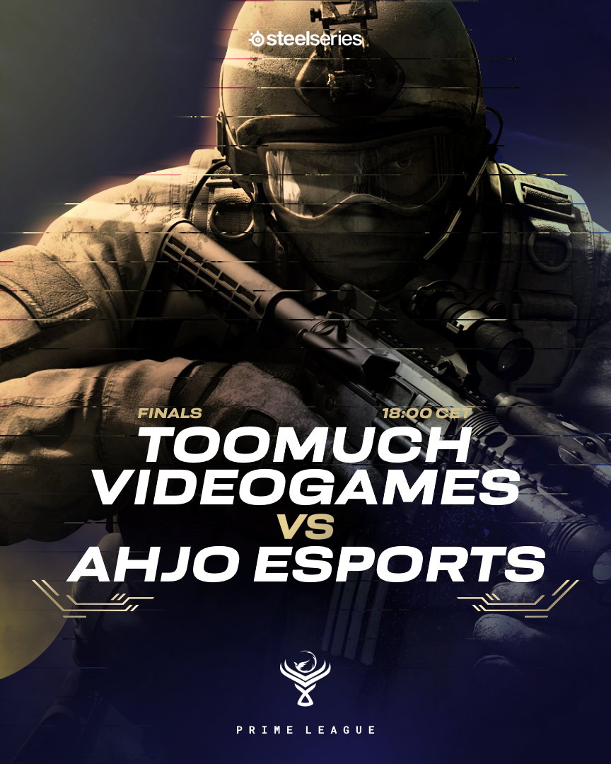 🇫🇮FINNISH PRIME LEAGUE FINAL🇫🇮

Tonight it's time to crown a winner in the Finnish #CSGO Prime League season 2🙌

It's between two new teams in the league in <a href="/2MUCHVIDEOGAMES/">TOOMUCHVIDEOGAMES 🔙🔝🔜</a> and <a href="/AHJOesports/">AHJO</a>, but who will take the prize?

Find out at 18:00 CET👇

📺twitch.tv/leaguesggnordi…