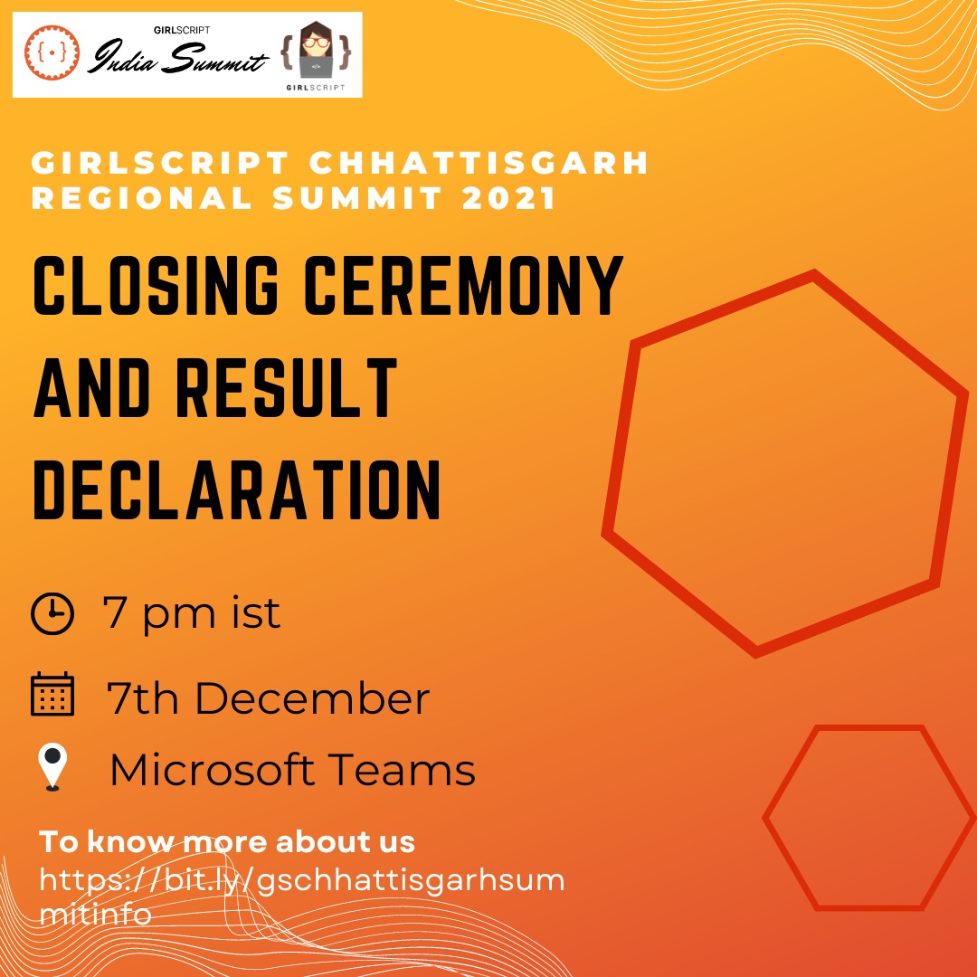 girlscriptdurg's tweet photo. Finally the Closing Day of our Weeklong Celebration

#GirlScriptRegionalSummitChhattisgarh https://t.co/aXdv1rFuDo
