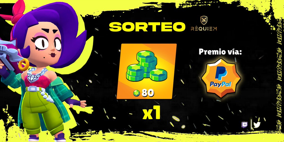 💎💎SORTEO 💎💎
1 PACK DE 80 GEMAS
Requisitos:
• Seguir a <a href="/requiem_bs/">Requiem</a> y <a href="/CitifiedG/">Citified</a>
• Seguir este twitch twitch.tv/fer1216bs
• Dar RT ♻️ y mencionar a 1 amigo
- El sorteo será el día 11 de Diciembre y el premio será únicamente vía PayPal

¡Suerte a todos! 🥰
#Ez4Requiem ⚔️