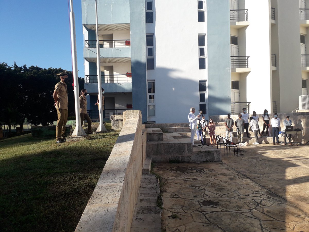Acto por los 125 años de la caída en combate de #AntonioMaceo en la FTE de la <a href="/universidad_uci/">Universidad de las Ciencias Informáticas</a> @ReinaEstradaUCI <a href="/aylinalvarezG/">Aylín Alvarez García</a> <a href="/UJCdeCuba/">UJC de Cuba</a>
