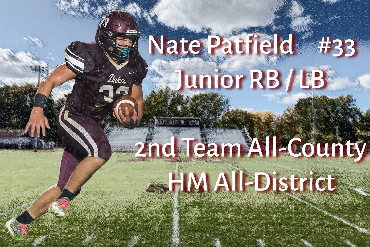 Congrats <a href="/NPatfield/">Nathan Patfield</a> on a great junior season!

Excited to see what your senior year brings!

Go Dukes!