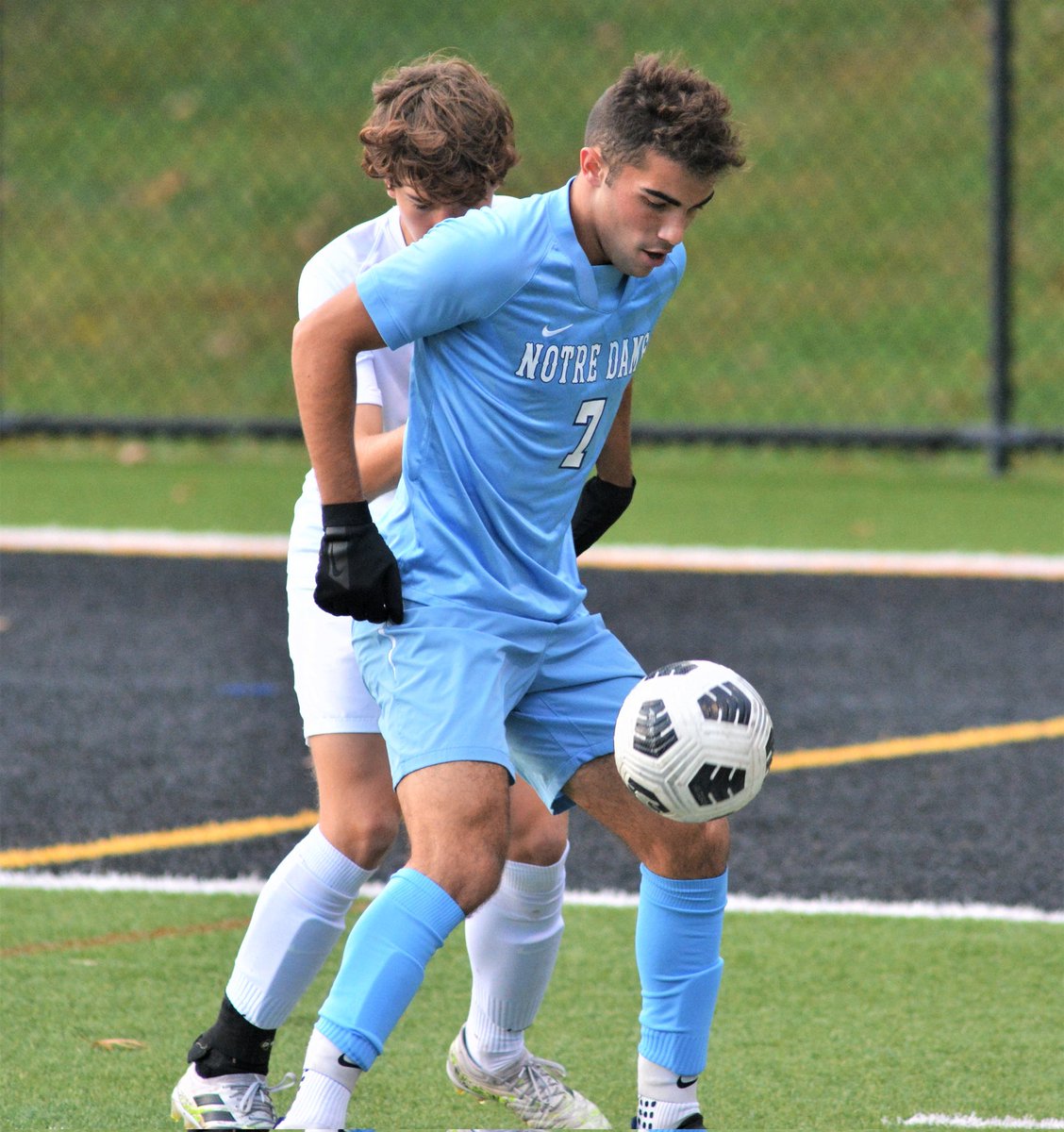 CoachFishND's tweet photo. Congratulations to Aiden Hoenisch and James Watson for being named Regional All Americans @UnitedCoaches this season. Proud of you! #WinTheDay @NDNJAthletics @Notre_Dame_HS https://t.co/p08NKnRLk3