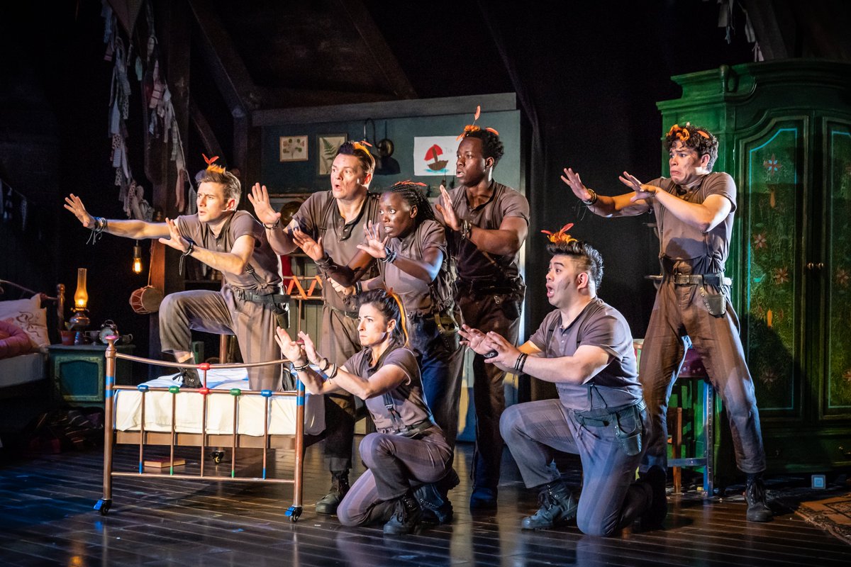 From the Darlings’ house to the Jolly Roger, the frightful forest of Neverland to the incredible land of the Lost Boys, designer @crichmonddesign has transformed #LeedsPlayhouse into a magical world that will capture the hearts of every generation. 
🎟️bit.ly/3oyt3xj