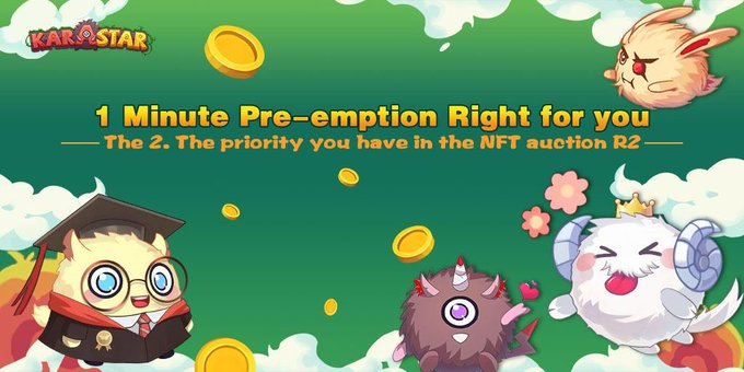 karastargamefi's tweet photo. 🎉 Woohooo! NFT Auction R2 is coming! 
💎Every genesis kara we sold in NFT Auction has a divine gene!!
📢Are you ready to the "moonway" on Dec. 9th?
👨‍🎓Let KAKA tell you the priority you have in the NFT Auction R2!!   For more details, click👇
https://t.co/FKiWqMgJRD https://t.co/fw9sHE5hte