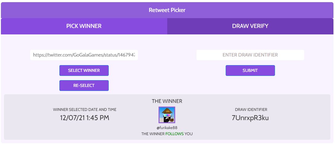 GoGalaGames's tweet image. Congrats to @furikake88 for winning an Exemplar from yesterdays RT contest!

Please DM us and we will send you a code to redeem!

Please follow up @GoGalaGames_JP!