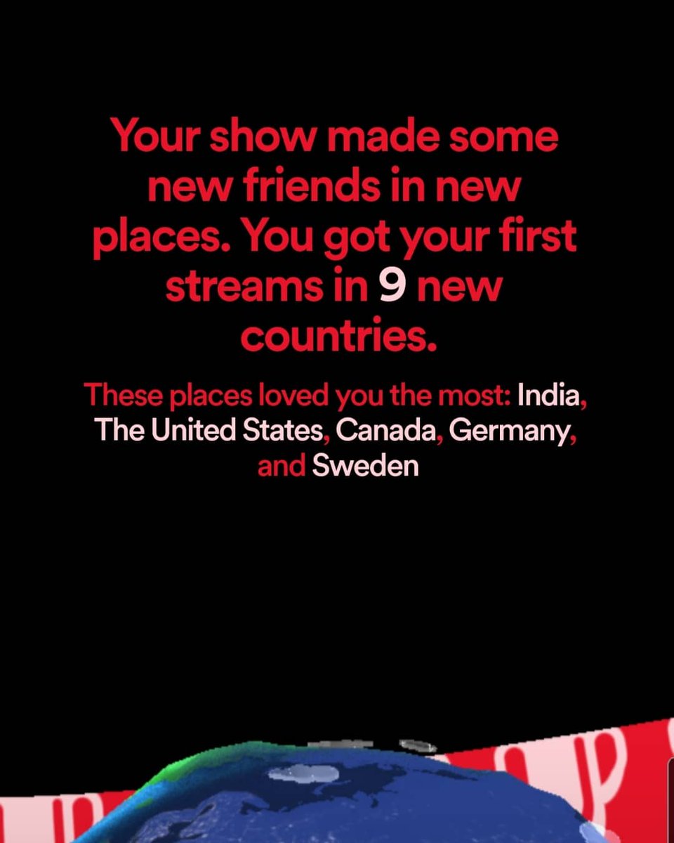 Thank you for the support from all around the world 🌍 #SpotifyWrapped #podcast #podcasting