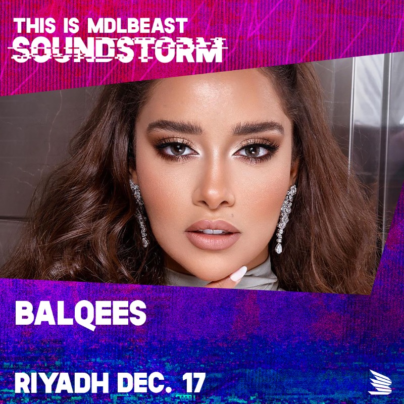 MDLBEAST's tweet photo. ياحبنا للمفاجآت! نجومكم العرب اللي تحبوهم انضموا لللاين آب و جاهزين يولّعوا مسارح ساوندستورم!🕺🏼🔥