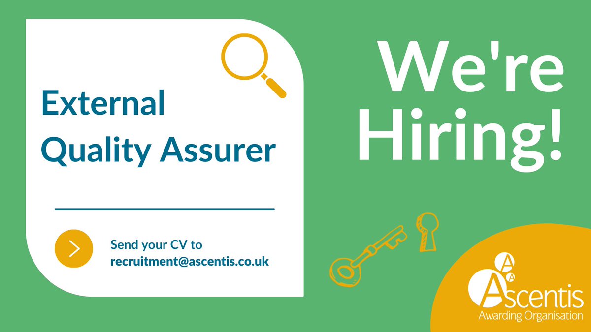 AscentisAO's tweet photo. We are looking for enthusiastic and dedicated professionals to join our External Quality Assurance (EQA) team! 🔍

Learn more here⬇️
https://t.co/EL65BCwGdD

#lancasterjobs #recruitment #hiring #lancastercareers #lancsjobs #jobslancaster https://t.co/OLm0FhRrSk