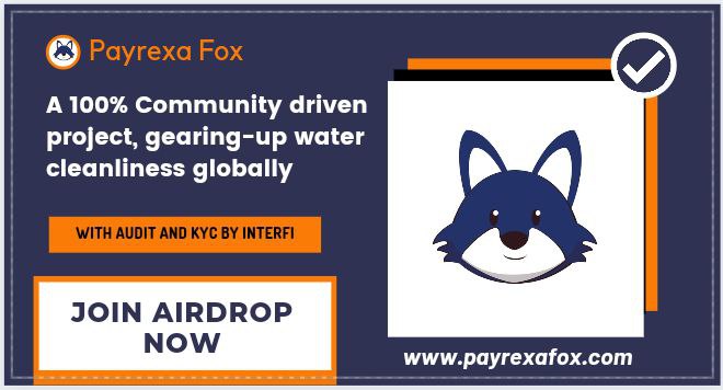 AirdropAchiever's tweet photo. New Airdrop: PayrexaFox 
Value: 2 Billion PRX
Rewards: 1 Million Each
Referral: 100,000 PRX
Winners: 2000 Random
End Date: 14th December
Distribution: 20th December, 2021

🔗 Airdrop Bot: https://t.co/PfPbI36cca

#Airdrop #Crypto #Bitcoin #BSC #AirdropAchiever #PayrexaFox https://t.co/bKE3C5bRaN