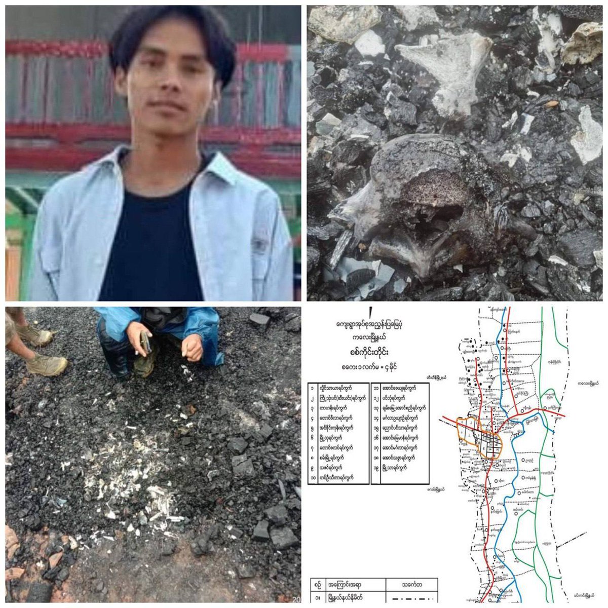Tw//Sensitive Content,
Today has witnessed how the junta's terrorist military is massively killing in a most brutal way of burning its own citizens alive. Myanmar military is no longer the military of the country - it is now a terrorist organization.  #BurntAliveByJunta