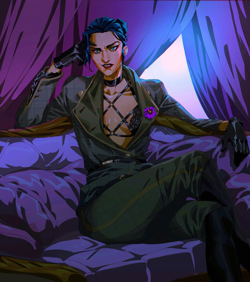 Caitlyn in a suit. 

#ArtofArcane #Arcane