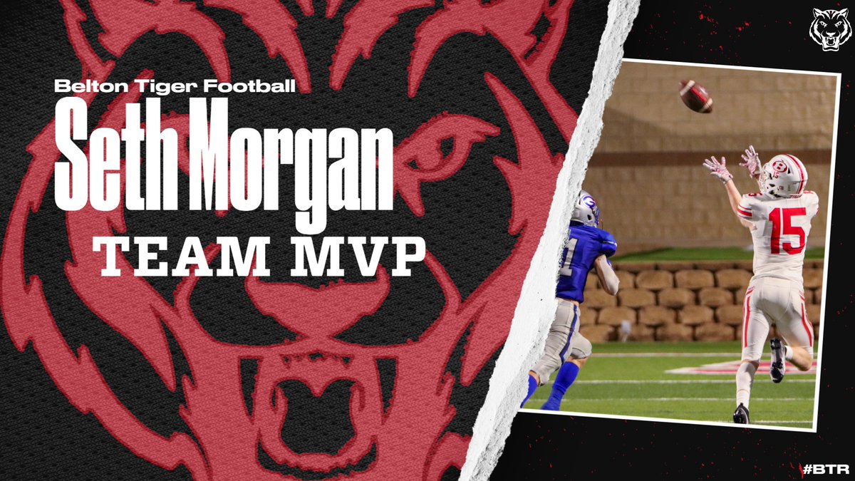 Voted on by the team, Your Belton Tiger Team MVP for 2021 is Seth Morgan! #BTR
