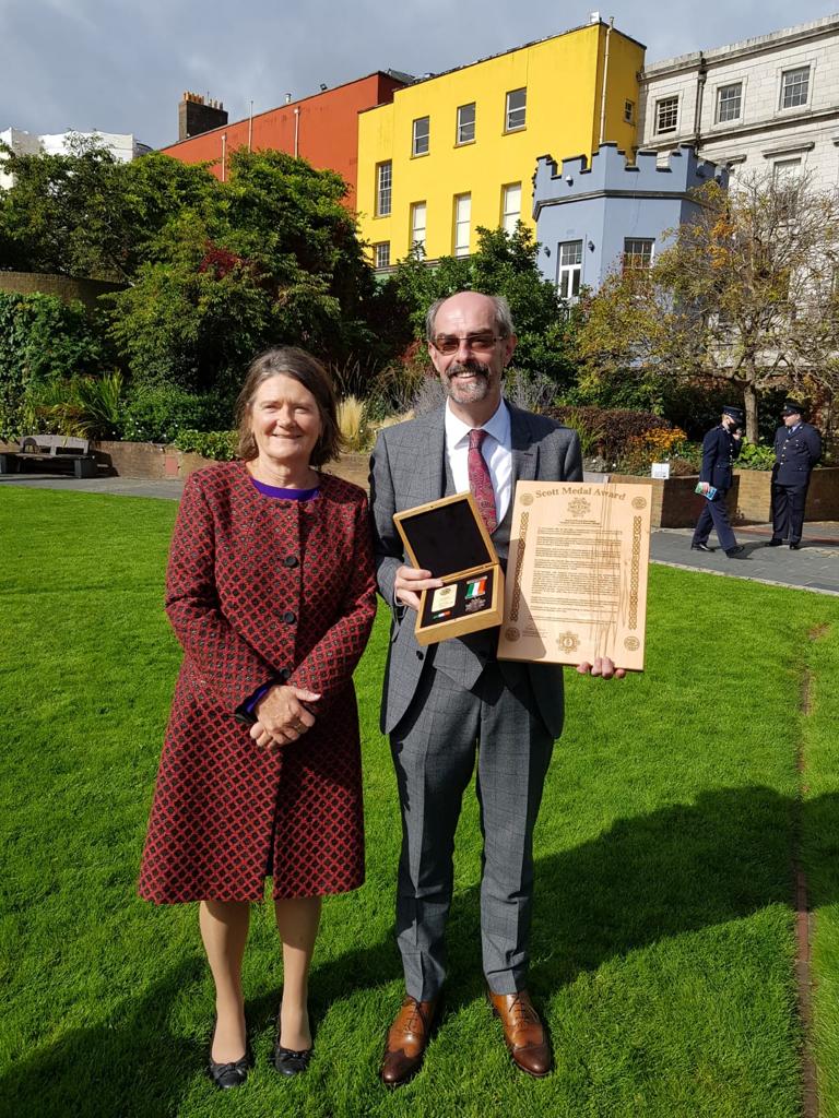 The Don Tidey documentary on RTÉ last night featured two familiar faces!

Mick's nephew John O'Rourke received a Scott's medal on behalf of his late father Sgt Seamus O'Rourke.
Seamus was awarded the medal in honor of his bravery when he came face to face with the IRA kidnappers