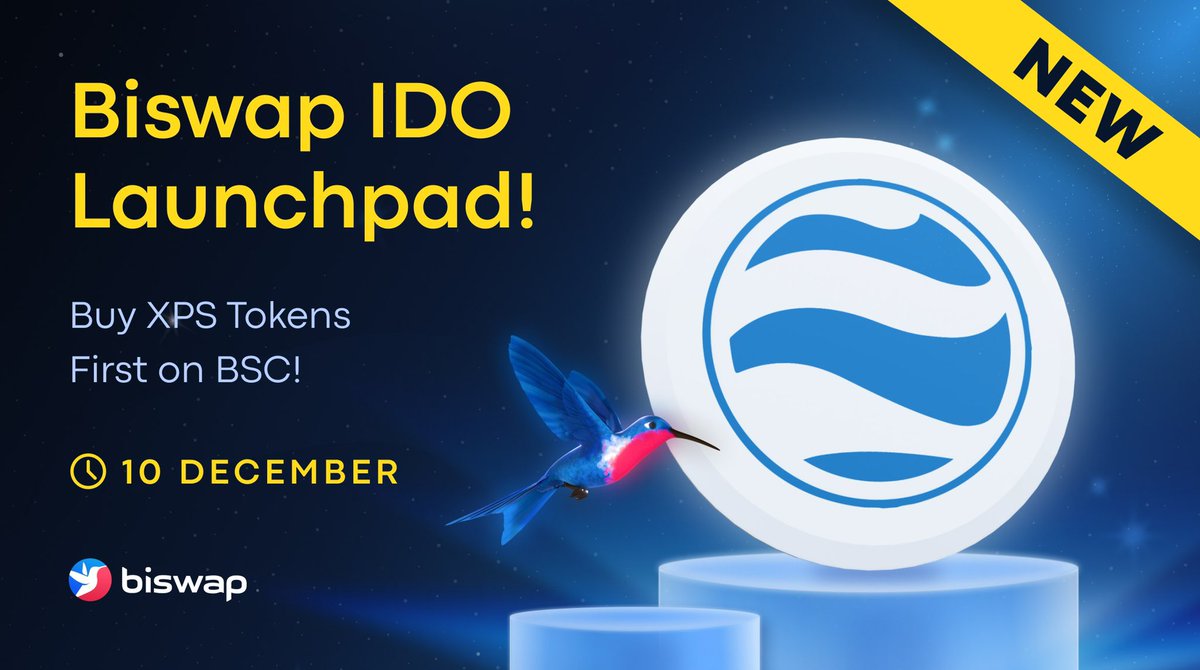 🔥First IDO on Biswap Launchpad!🔥
        Intense Ecosystem Growth!

The majestic Biswap DEX project is expanding the range of utilities!

We announce the first-ever IDO on Biswap Launchpad!
📆Start: Friday, December 10

<a href="/Biswap_Dex/">Biswap</a> #Launchpad #hold