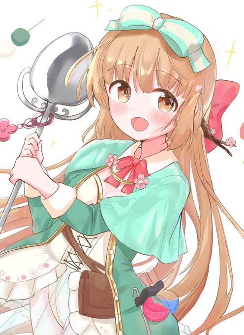よしのんに錬金術士風衣装を着てもらいました✨🌸🧪 