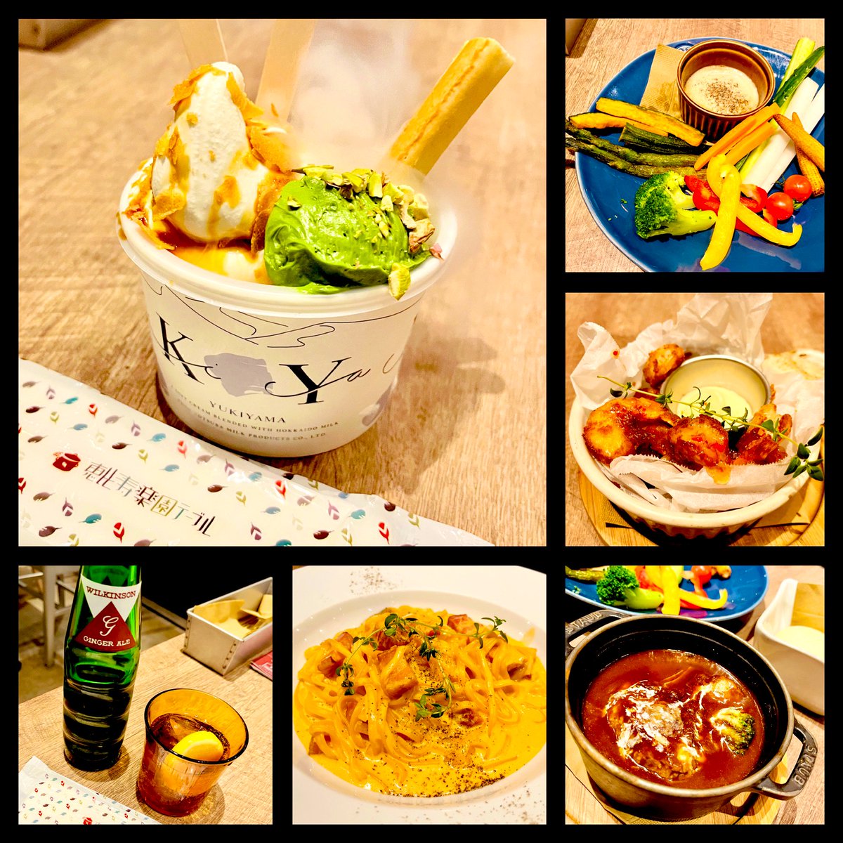 yrkiririyr's tweet photo. ⚫︎YR CAFE by恵比寿楽園テーブル
.
◎10種野菜のバーニャカウダー
◎クレイジーシュリンプ
◎ごくびき煮込みハンバーグシチュー
◎ふわふわ白パン
◎ウニボナーラ
◎辛口ジンジャエール
◎雪山ピスタチオ
.
お洒落な店内で
美味しいごはん食べました🐰🌸
.
#YRCAFEby恵比寿楽園テーブル
#YRCAFE https://t.co/844Meowc9g