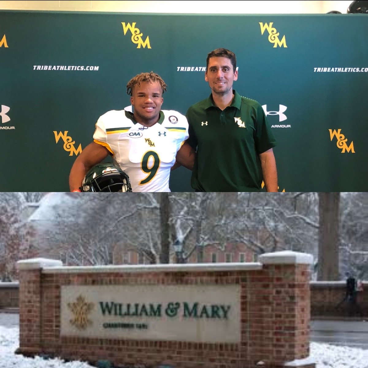 jordinlennon's tweet photo. Blessed to receive my 3rd Division 1 offer from @WMTribeFootball
Thank you @CoachChristianT https://t.co/uMpDONfzOD