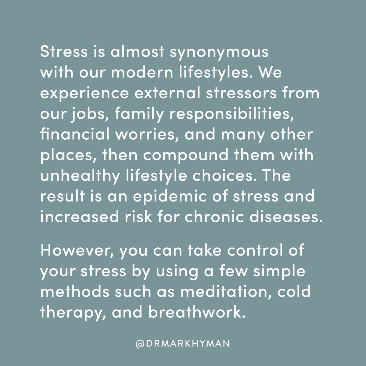 Mark Hyman, M.D. tweet media