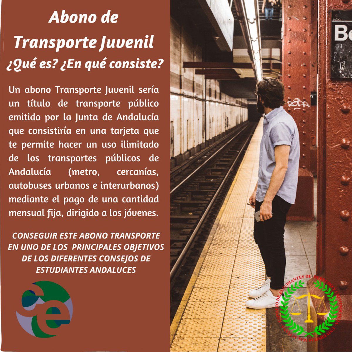 🚏🚌¿Sabéis qué es el abono de Transporte Juvenil? Aquí te explicamos un poco que es y lo que intentan conseguir los diferentes consejos andaluces 🚌🚏