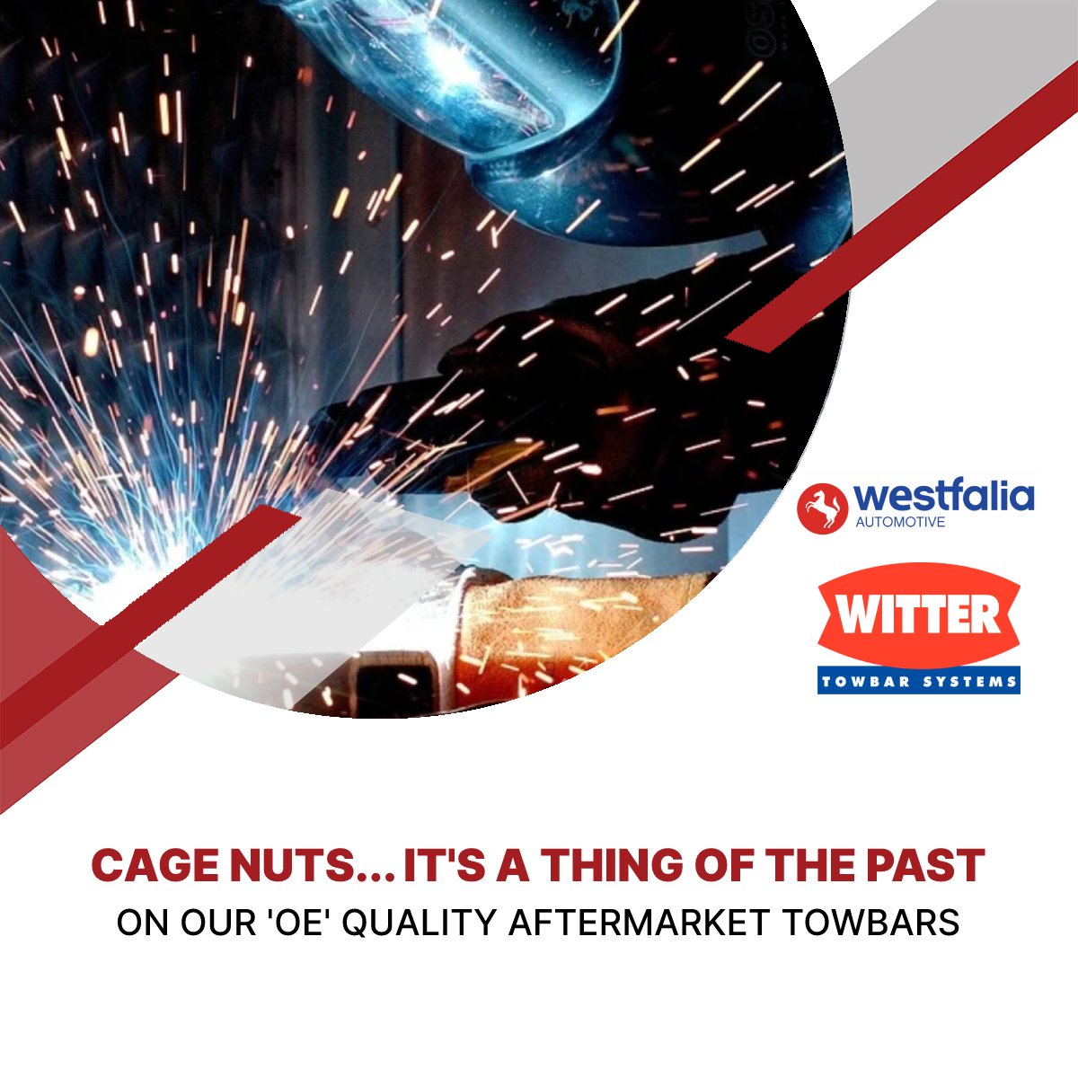 To compliment the KTL E-Coat Paint finish, our bars now come as standard with spot welded captive nuts.

As a general guide, all new products developed from 2019 no longer use cage nuts. 

So we can offer OE specification product directly to the Aftermarket #towbars #caravaning
