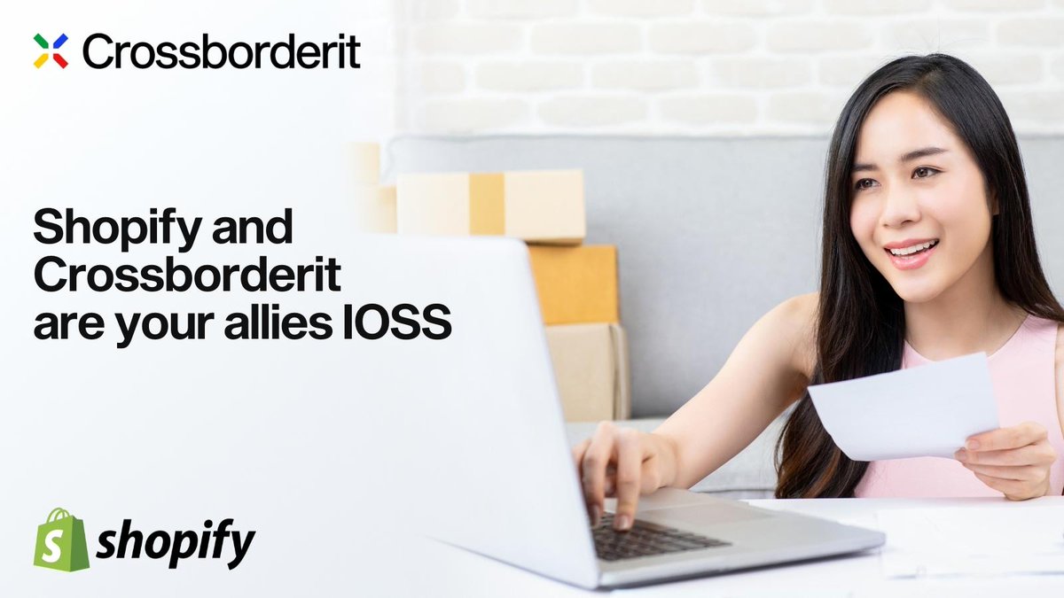 crossborderit's tweet photo. #Crossborderit is internalized with the app along with Shopify's tax and duty calculator that allows merchants to calculate taxes at checkout, report shipments using their #CBIT #IOSS number and enter EU countries under the new "one stop shop" rules.

#Shopify #supplychain https://t.co/TblhyiLUvP