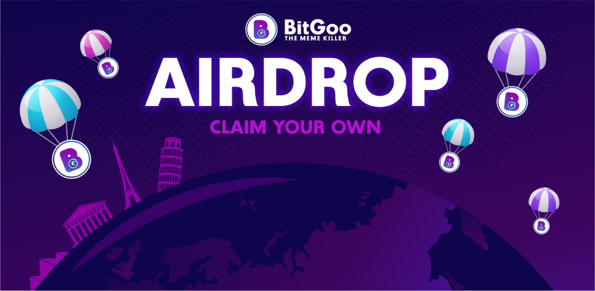 BitgooCoin's tweet photo. 📢 #BitGoo #Airdrop Announcement 🌀

🌐 Current Markets : Coinmarketcap | P2PB2B | PancakeSwap

💧 Airdrop Participation Link 💧

🧿 Fill the Airdrop from before 23rd Dec'21 🧿

📰https://t.co/iWwTMAMwKL

⏱ Distribution Date:  25th Dec'21 ⏲️ https://t.co/IGL3fuumm4