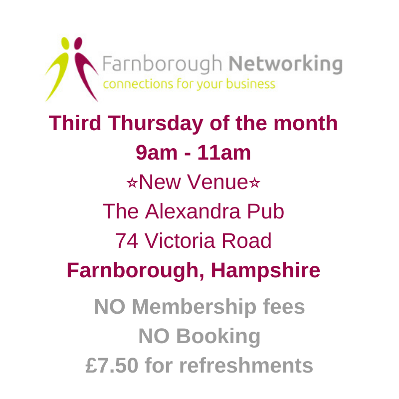 Put it in your new diary.
Thursday, January 20th!! 9.00 am to 11.00 am at The Alexandra Pub, 74 Victoria Road, Farnborough, Hampshire, GU14 7BH.
Bacon Rolls are involved!