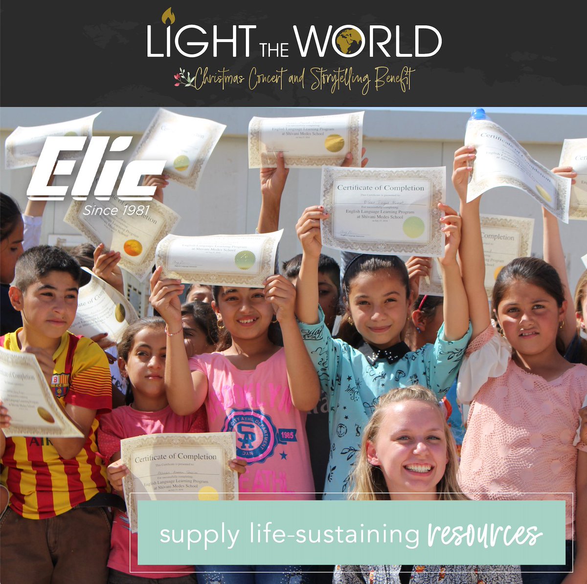 blessdotworld's tweet photo. On the 6th day before #LightThe🌍 our true love gives to us... @WeAreELIC as a new Mission Partner we get to support in their efforts to Supply Life-Sustaining Resources. Read about the project we're helping fund here... https://t.co/4WsHxcv96V #BLESSed #hope #MerryChristmas https://t.co/ypbUW48X1x
