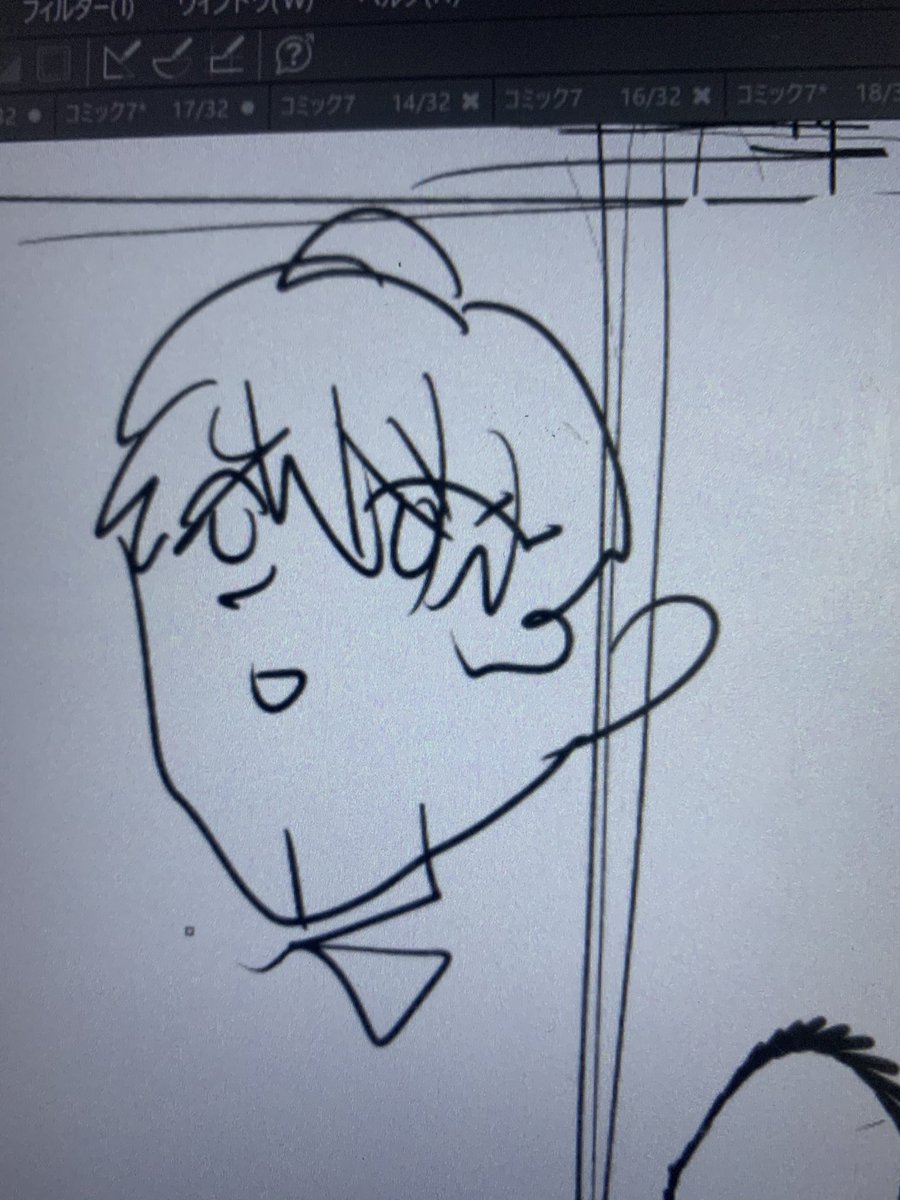 ナツさんと話してて、歌織ちゃんなら目を瞑って描けるわ、って言ってできたやつ 