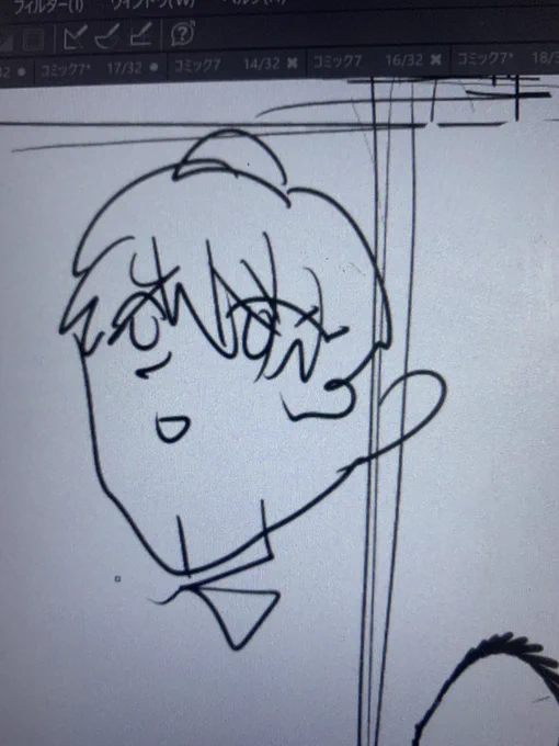 ナツさんと話してて、歌織ちゃんなら目を瞑って描けるわ、って言ってできたやつ 