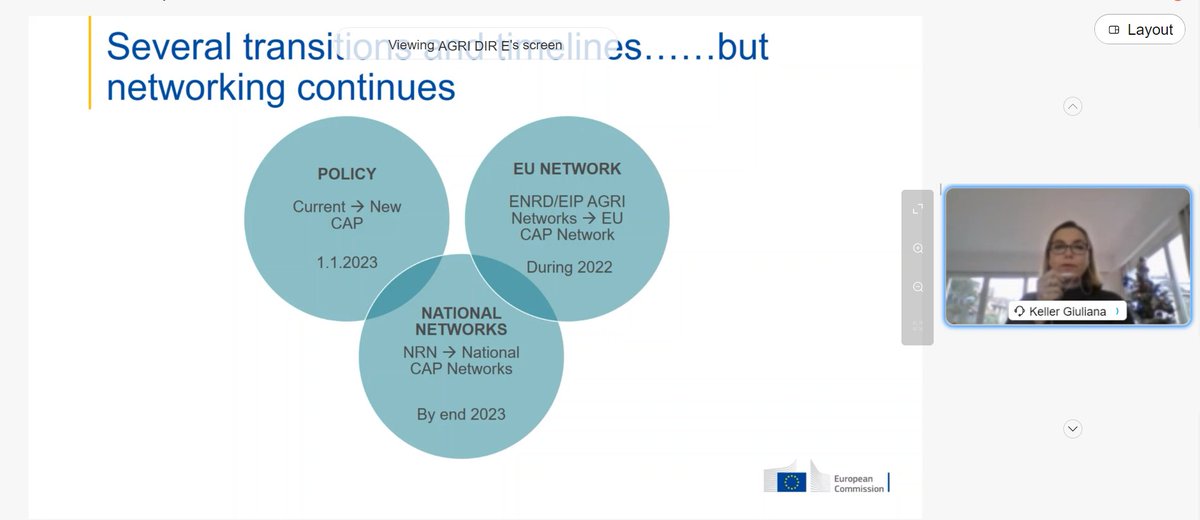 ENRD_CP's tweet photo. Giuliana Keller, @EUAgri updated us on the state of play of networking in the #NewCAP at the 8th #RNAssembly

🌱Legal framework
🌱Timelines and transitions for National CAP Networks
🌱Support for EU Networks

More soon 👉 https://t.co/vD9xuTVGKU https://t.co/QEYNkzlIRH