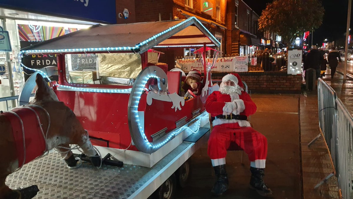 HO HO HO 🎅🎅🎅
It has been too long, but <a href="/PoyntonSanta/">Poynton Santa</a> is looking forward to being back at #Poynton Christmas Fest tonight. Pop along and see him and his Poynton Round Table elves outside <a href="/BootsUK/">Boots</a>
 #poyntonchristmasfest #rtbi
